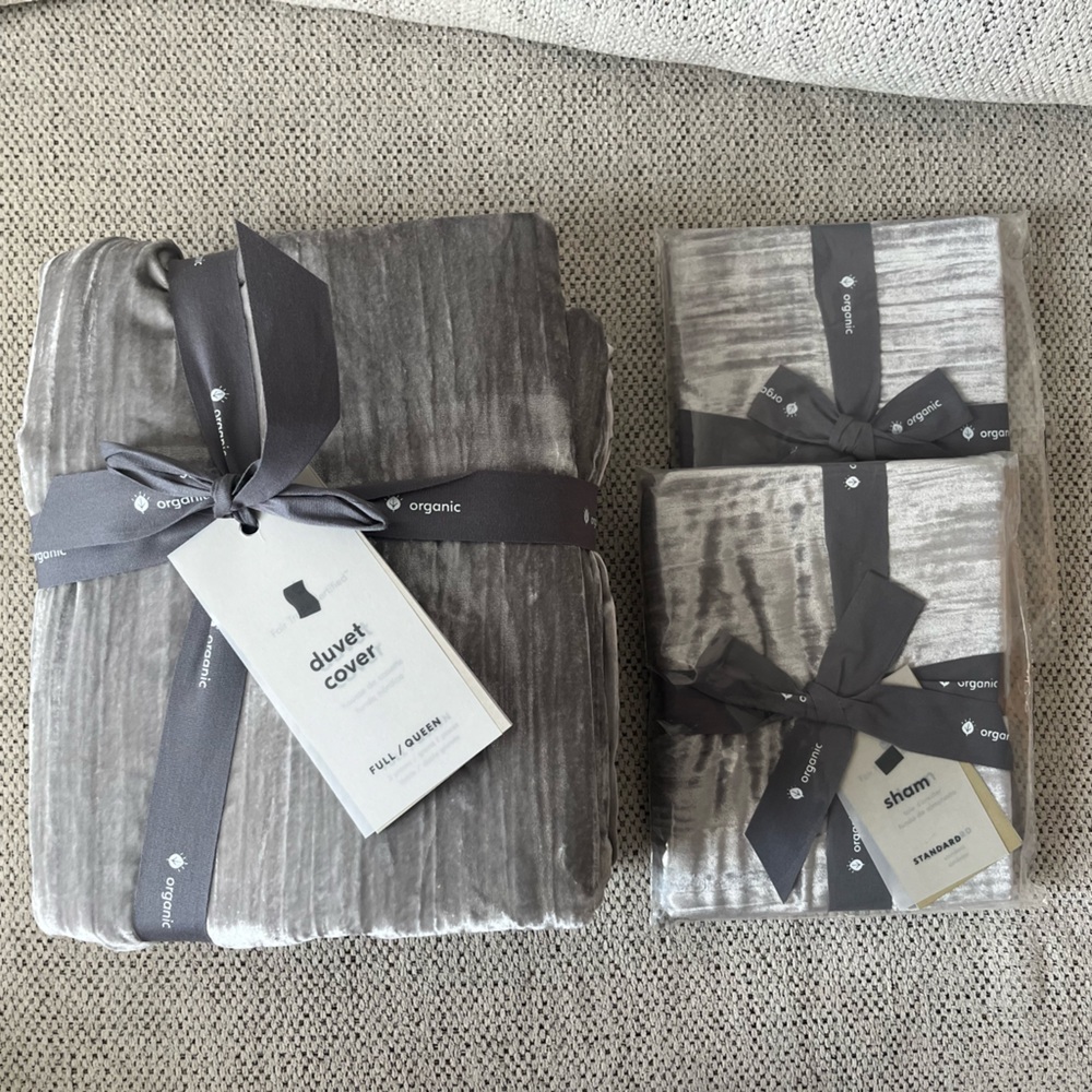 West Elm Duvet and Shams